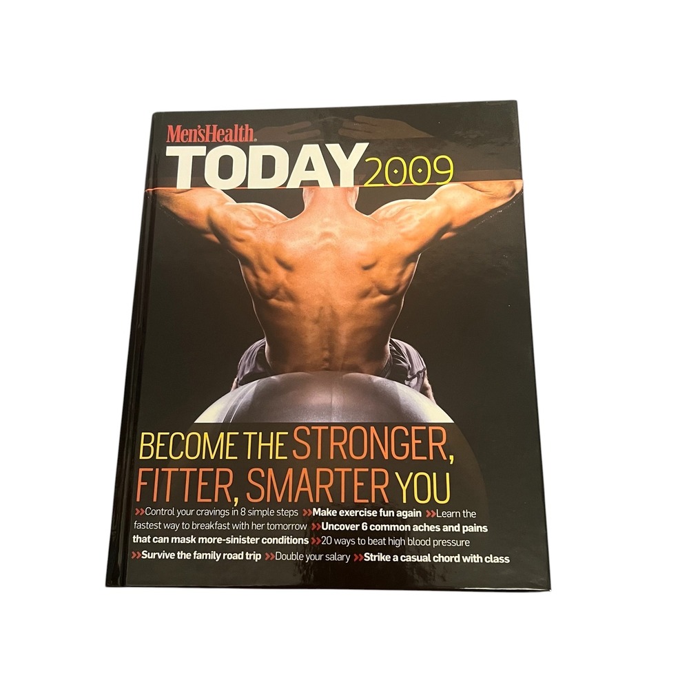 Mens Health Today 2009 Hardcover‎ Book Fitness Nutrition Lifestyle Rodale